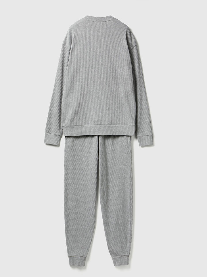 PYJAMA(SWEATER+TROUS Herren image number 2